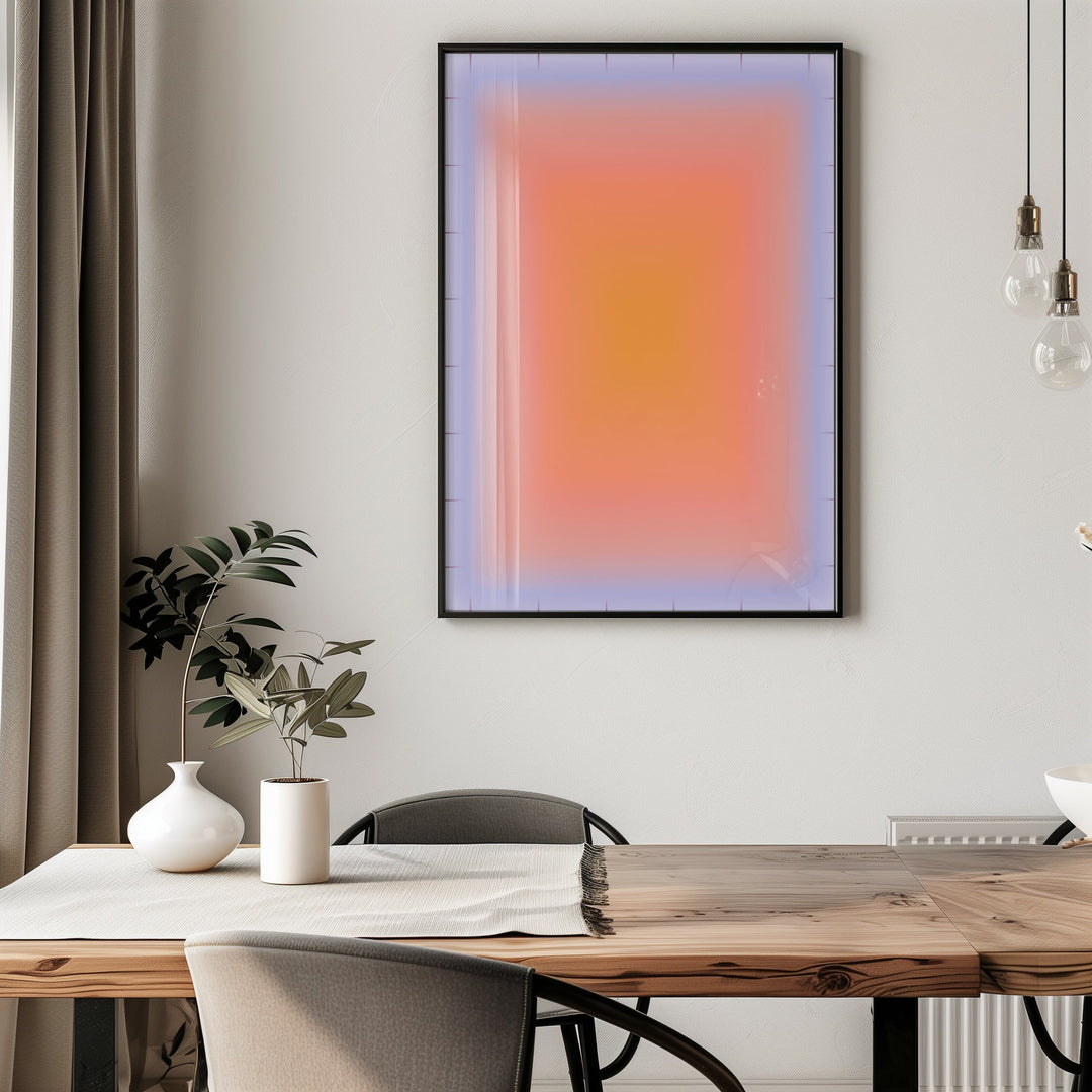 Solar Haze Abstract Wall Art wall - art - picture - poster
