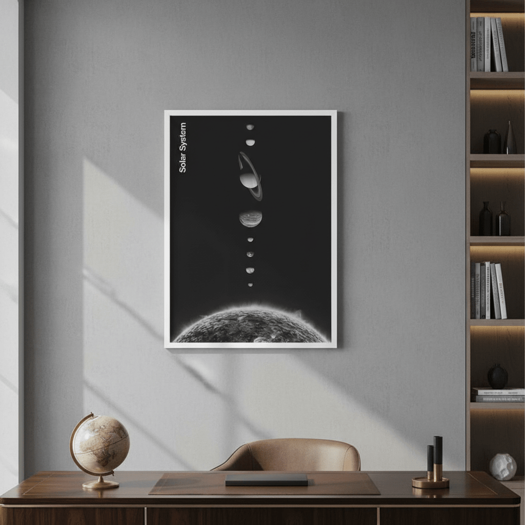 Solar System by Florent Bodart wall - art - picture - poster