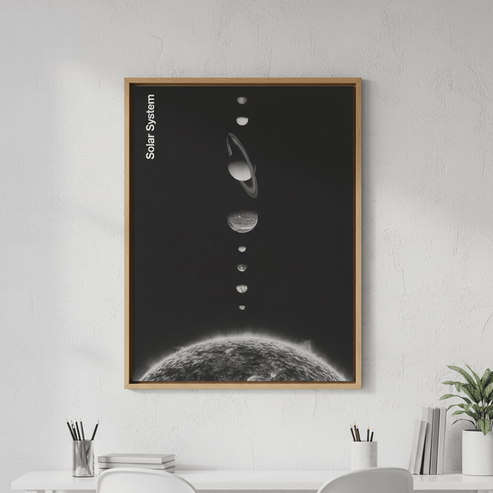 Solar System by Florent Bodart wall - art - picture - poster
