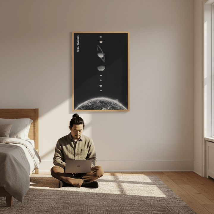 Solar System by Florent Bodart wall - art - picture - poster