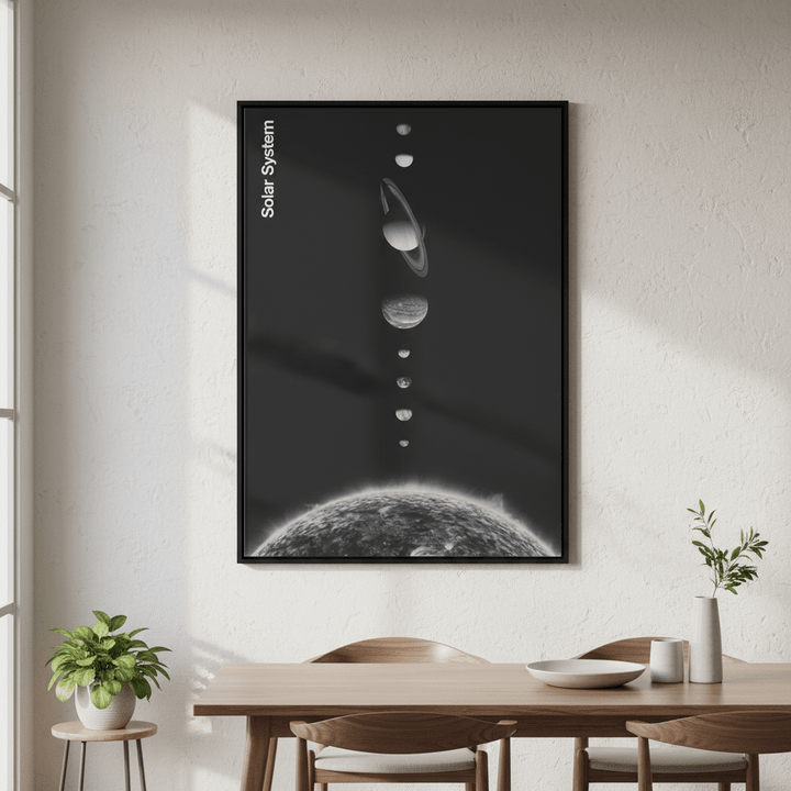 Solar System by Florent Bodart wall - art - picture - poster
