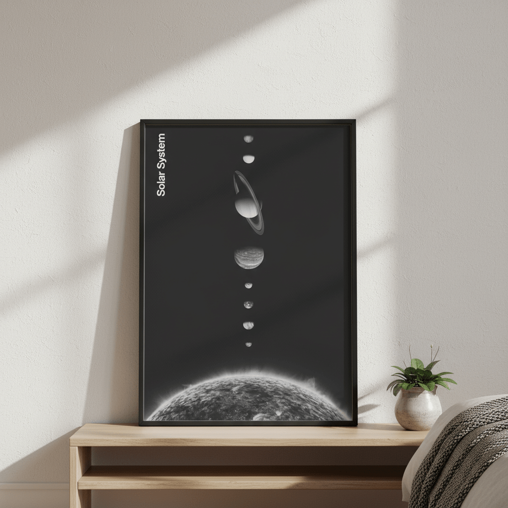 Solar System by Florent Bodart wall - art - picture - poster