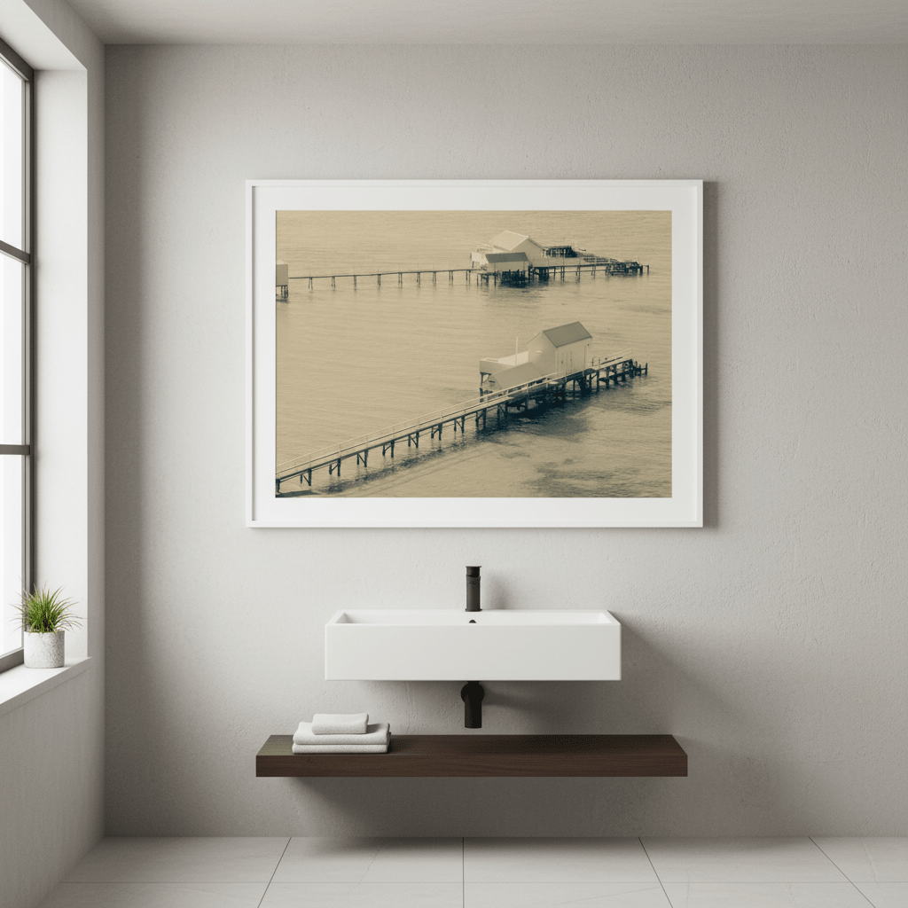 Sorento Jetty (Above) by Steven Scott wall - art - picture - poster