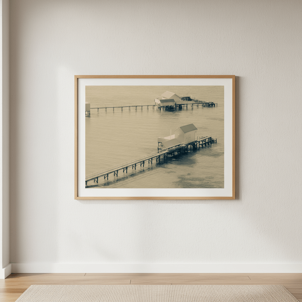 Sorento Jetty (Above) by Steven Scott wall - art - picture - poster
