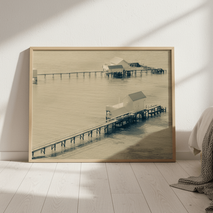 Sorento Jetty (Above) by Steven Scott wall - art - picture - poster