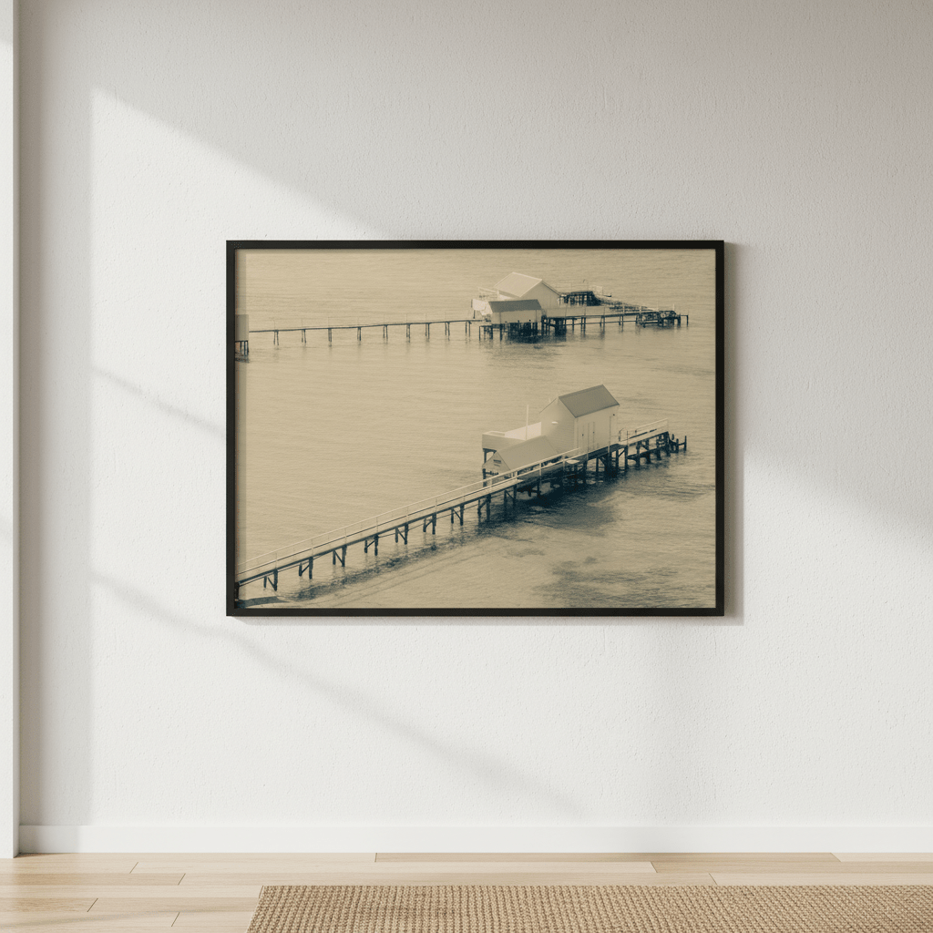 Sorento Jetty (Above) by Steven Scott wall - art - picture - poster