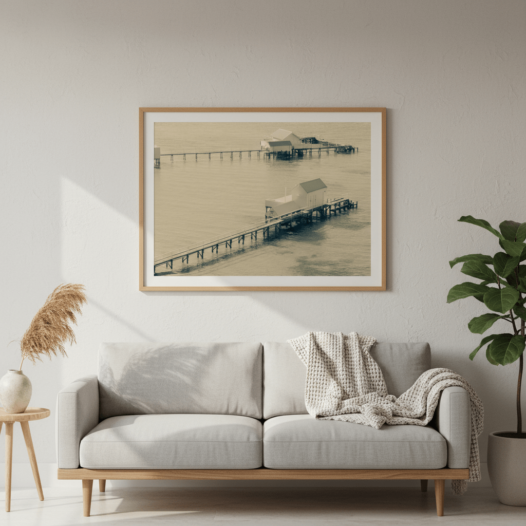 Sorento Jetty (Above) by Steven Scott wall - art - picture - poster