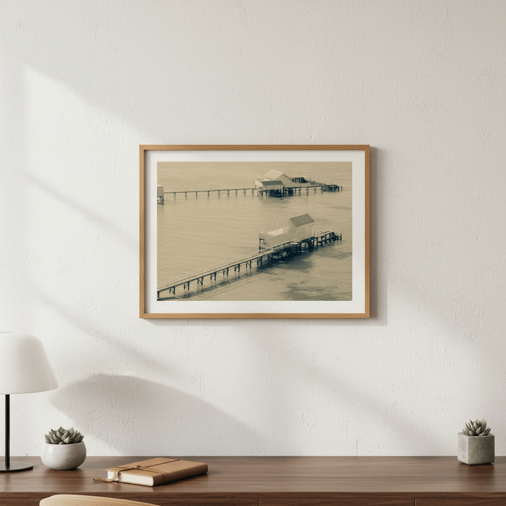 Sorento Jetty (Above) by Steven Scott wall - art - picture - poster