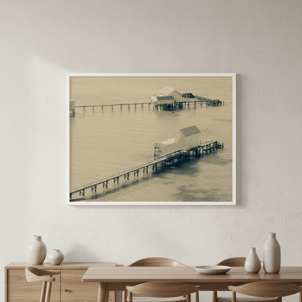 Sorento Jetty (Above) by Steven Scott wall - art - picture - poster