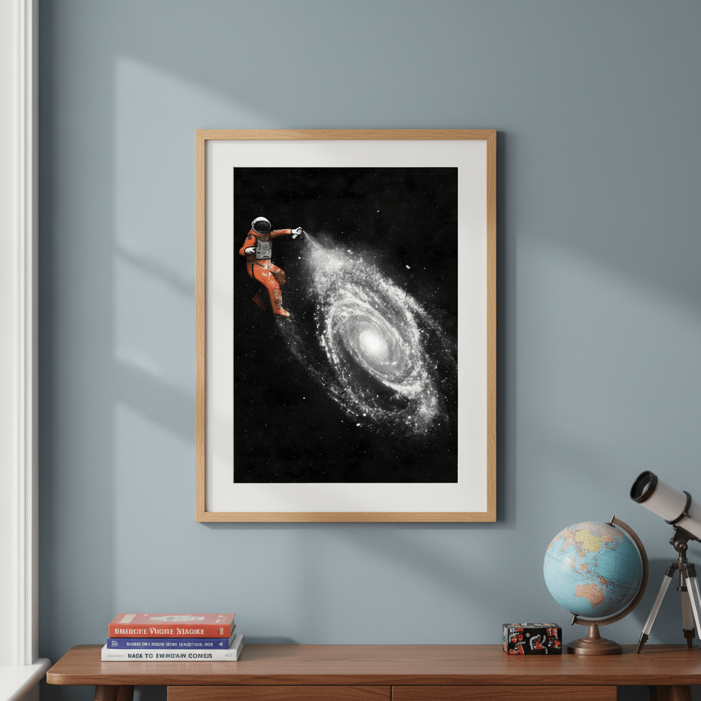 Space Art Walltones by Florent Bodart wall - art - picture - poster