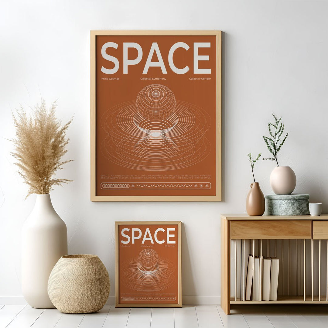 Space Infine Cosmic Symphony Living Room Wall Art - Style My Wall