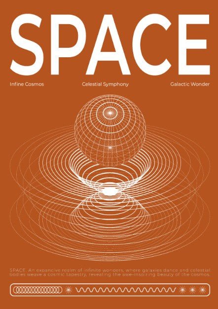 Space Infine Cosmic Symphony Living Room Wall Art