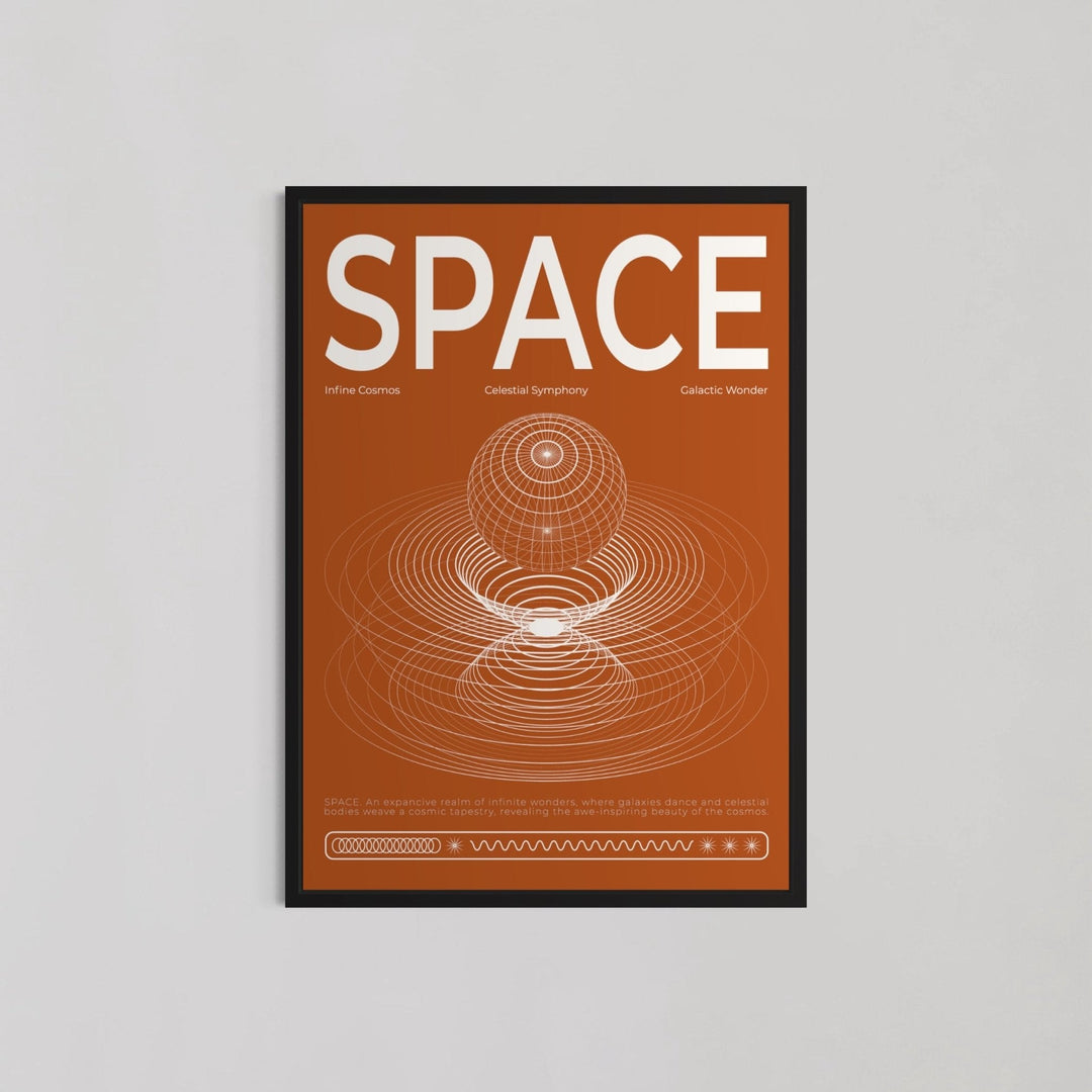 Space Infine Cosmic Symphony Living Room Wall Art - Style My Wall,frame