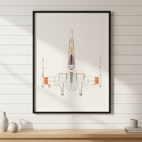 Spaceship X Wing by Florent Bodart