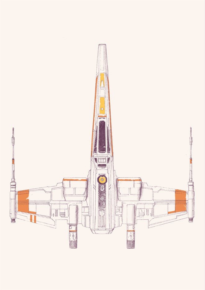 Spaceship X Wing by Florent Bodart