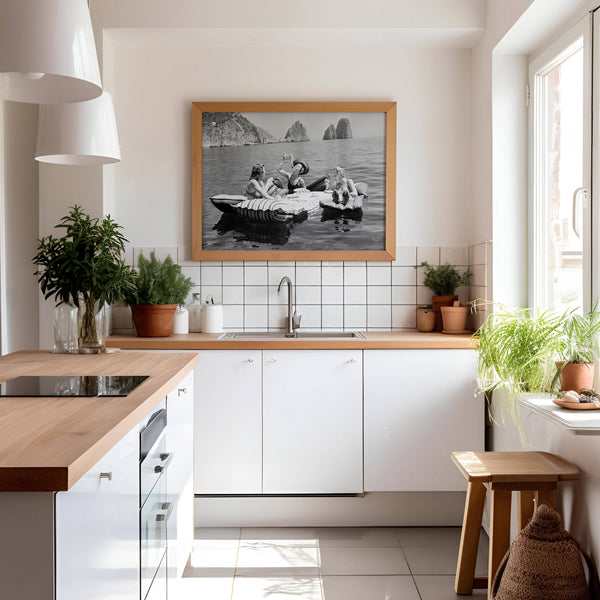 Spaghetti On The Lake Vintage Wall Art Photography