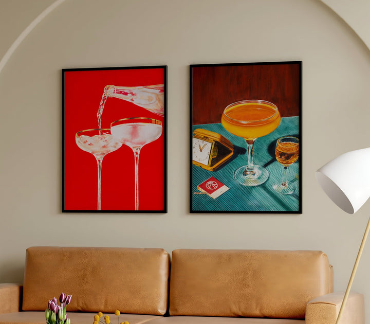 Sparkling Temptation Pair by Julia Ockert wall - art - picture - poster