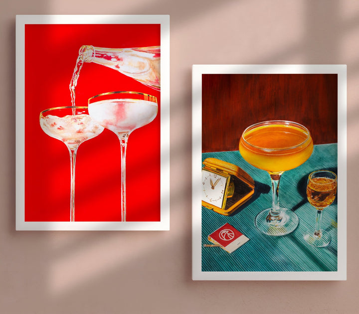 Sparkling Temptation Pair by Julia Ockert wall - art - picture - poster