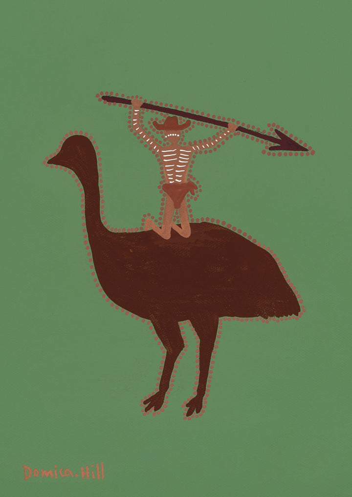 Spear & Rope Set of 2 by Domica Hill Indigenous Wall Art wall - art - picture - poster