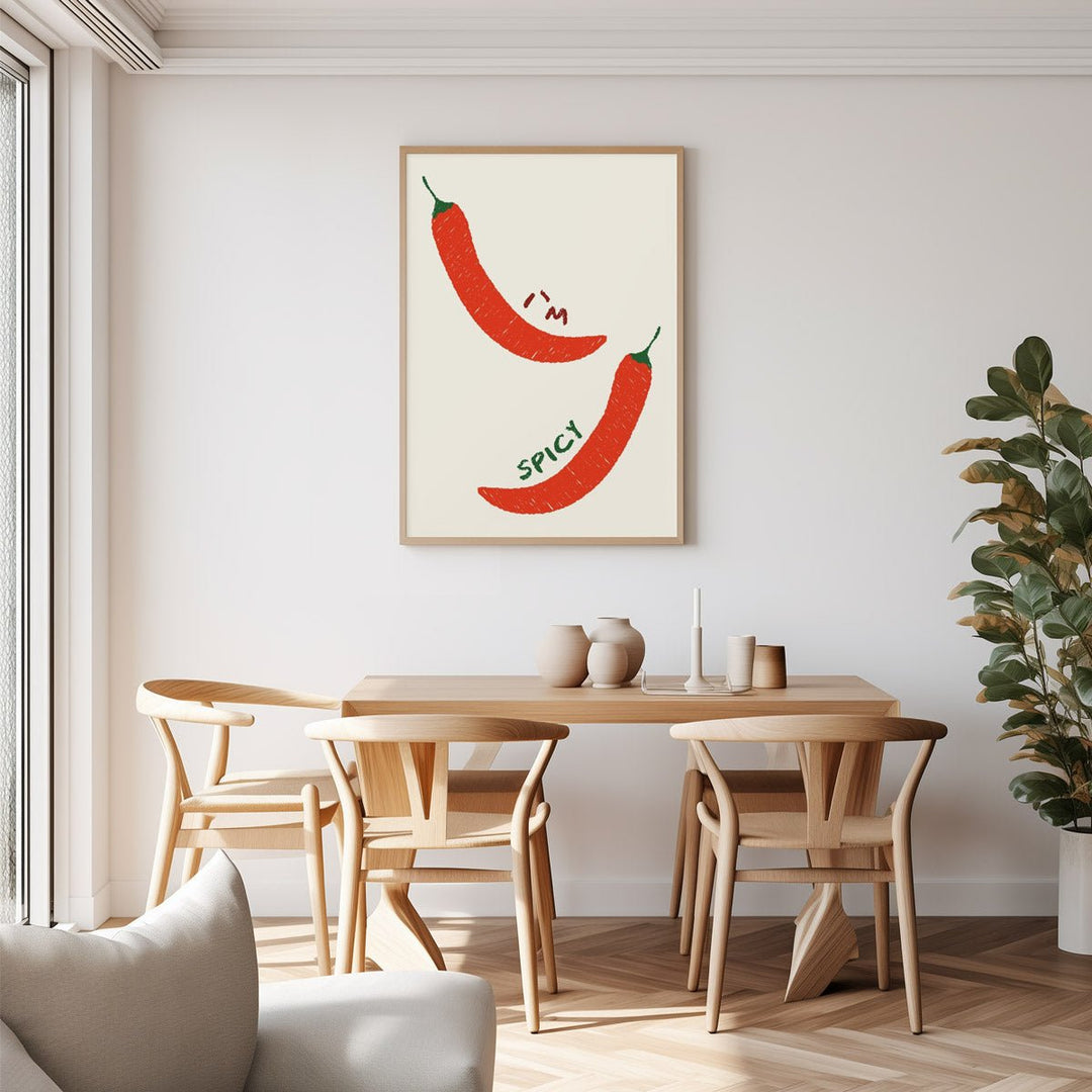 Spicy Red Chilli Framed Wall Art - Style My Wall