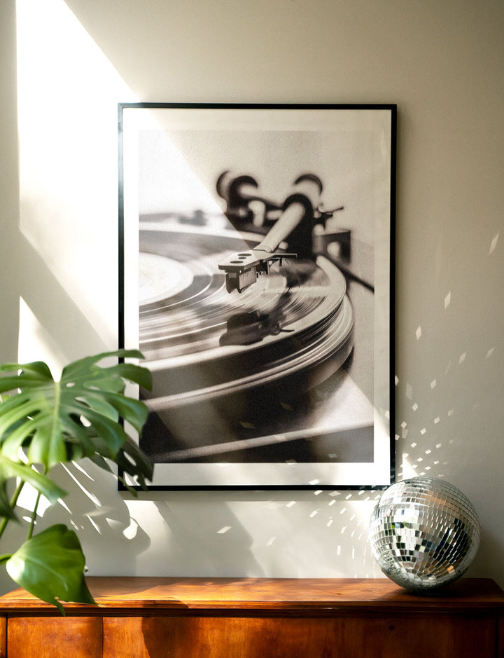 Spinning Memories Vinyl Photograph wall - art - picture - poster