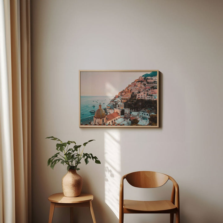 Spring in Positano Amalfi Coast Living Room Wall Art - Style My Wall