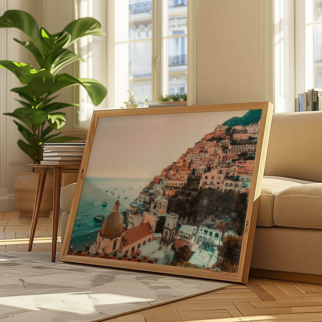 Spring in Positano Amalfi Coast Living Room Wall Art - Style My Wall