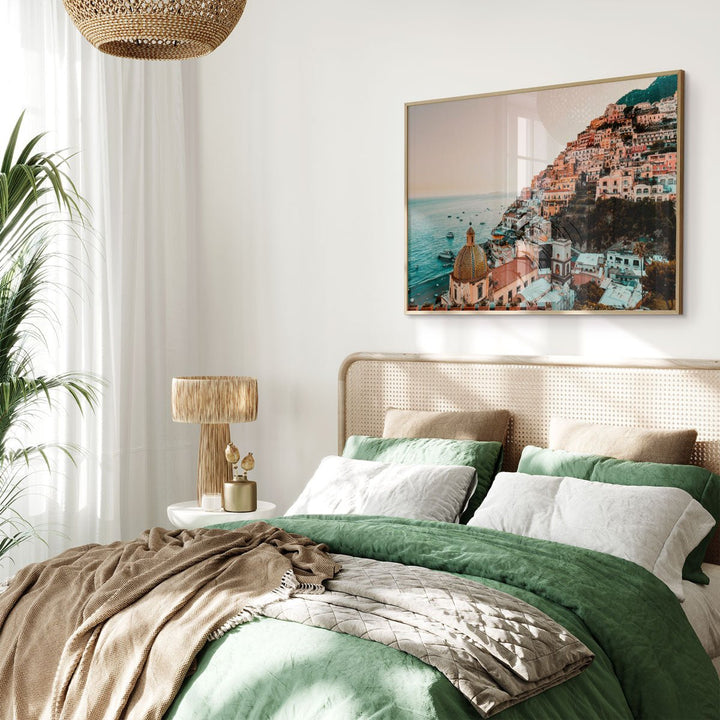 Spring in Positano Amalfi Coast Living Room Wall Art - Style My Wall