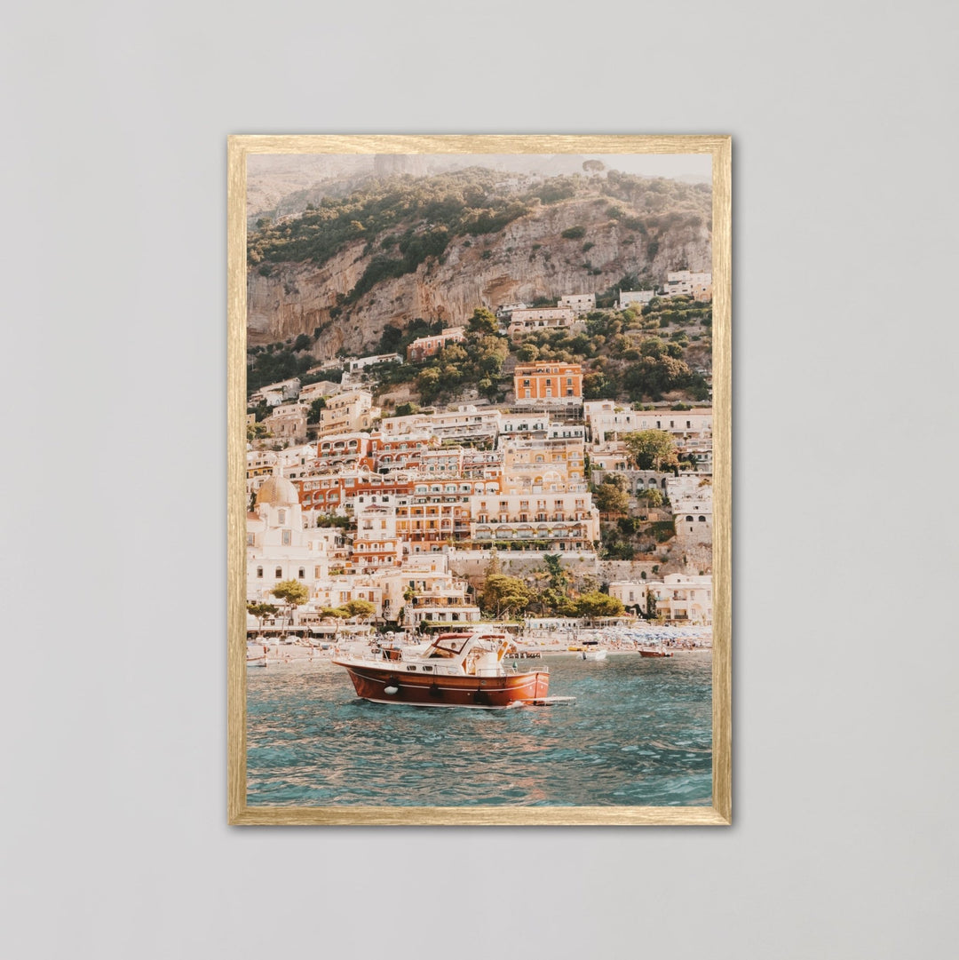 Spring in Positano Boat Wall Art - Style My Wall