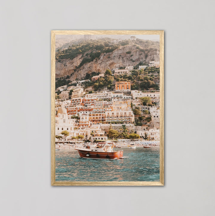 Spring in Positano Boat Wall Art - Style My Wall