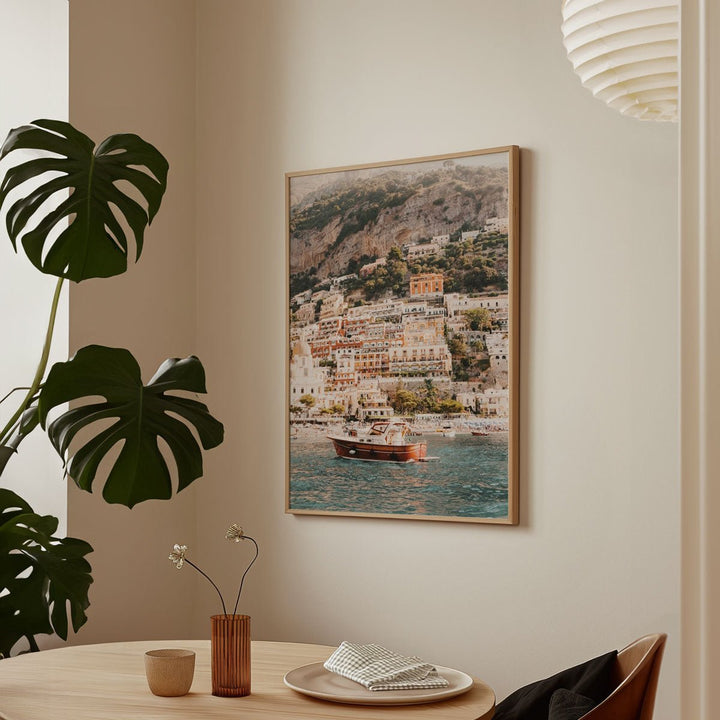 Spring in Positano Boat Wall Art - Style My Wall