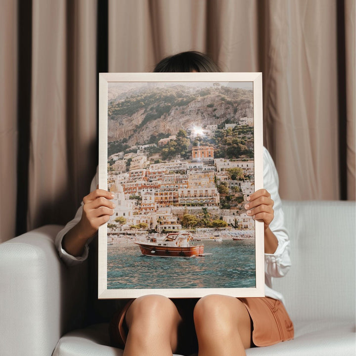 Spring in Positano Boat Wall Art - Style My Wall