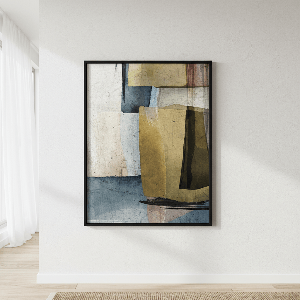 Square Abstract by Deer Muskeeter wall - art - picture - poster