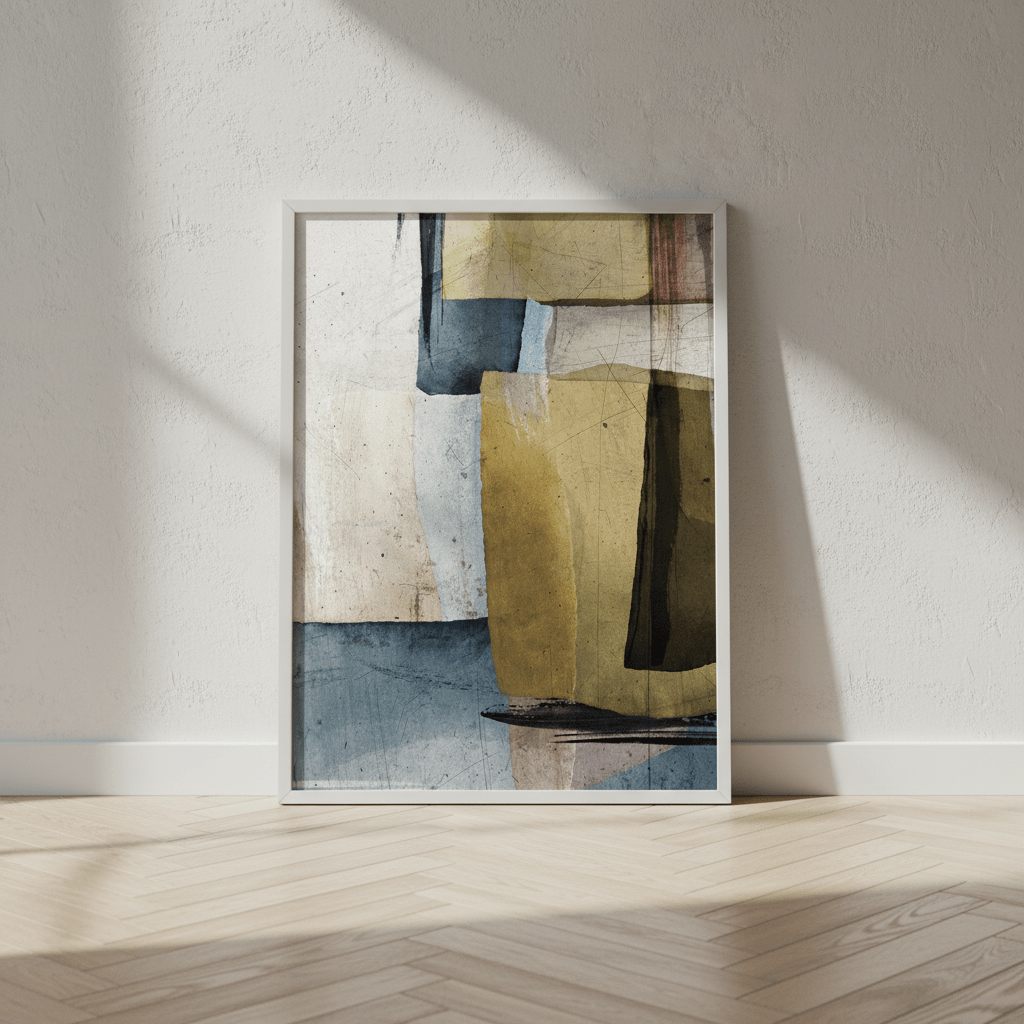 Square Abstract by Deer Muskeeter wall - art - picture - poster