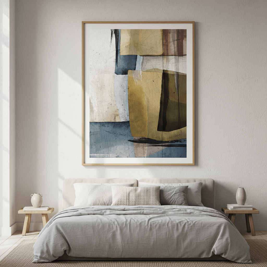 Square Abstract by Deer Muskeeter wall - art - picture - poster