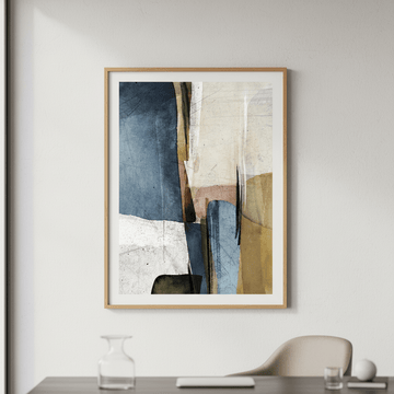 Square Abstract Calm by Deer Muskeeter wall - art - picture - poster