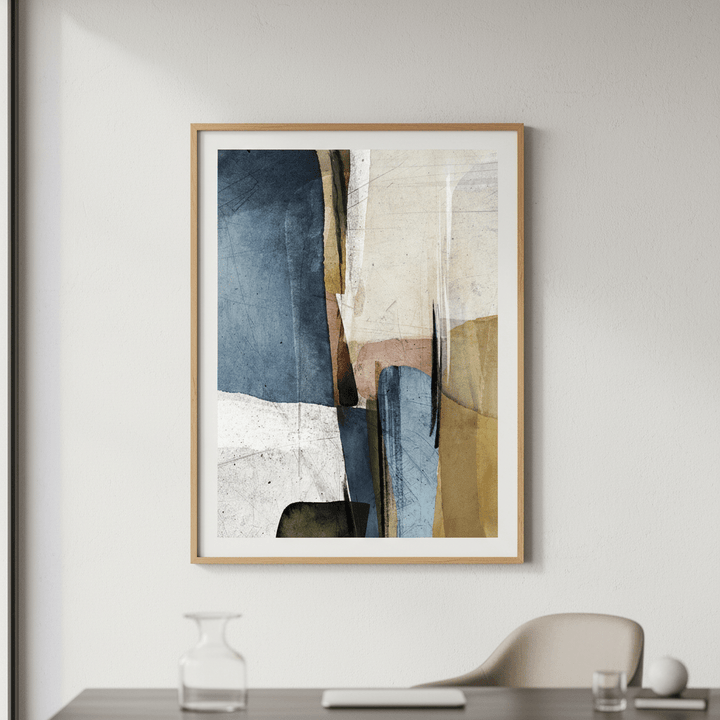 Square Abstract Calm by Deer Muskeeter wall - art - picture - poster