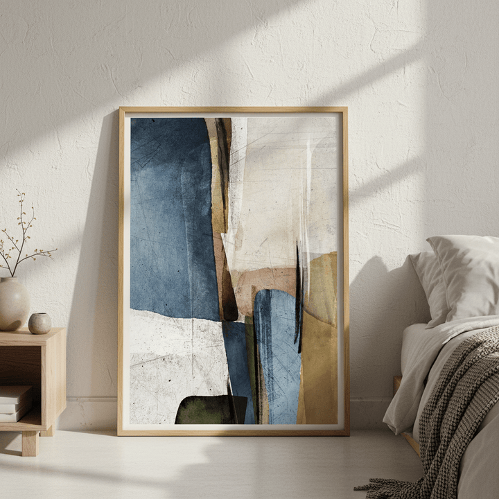 Square Abstract Calm by Deer Muskeeter wall - art - picture - poster