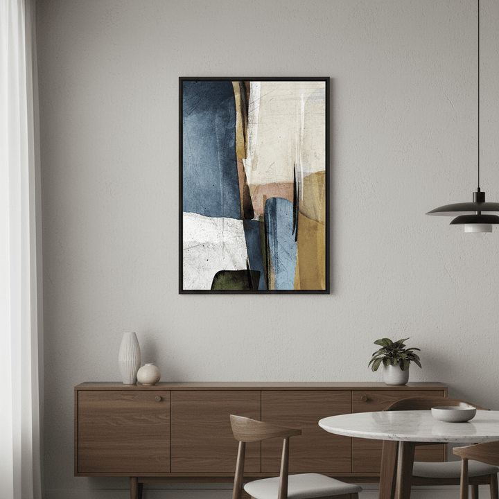 Square Abstract Calm by Deer Muskeeter wall - art - picture - poster