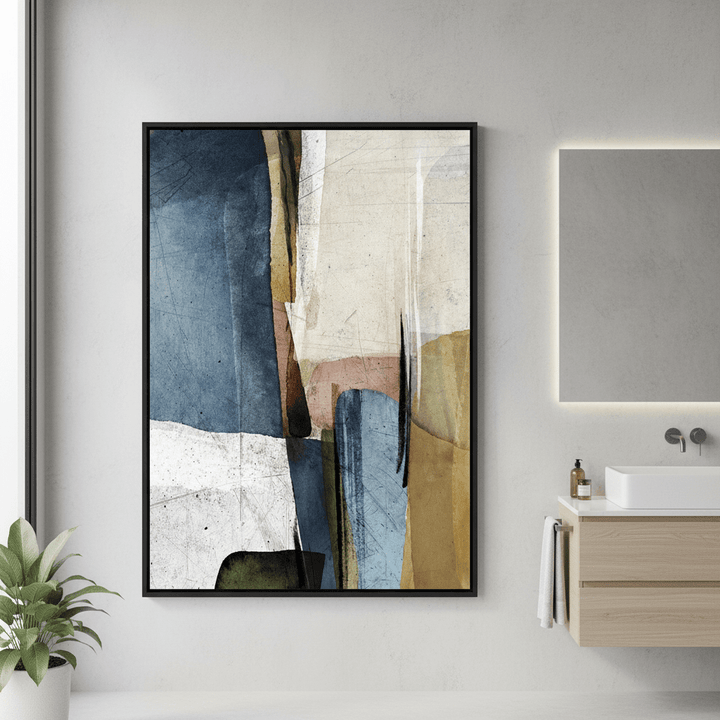 Square Abstract Calm by Deer Muskeeter wall - art - picture - poster