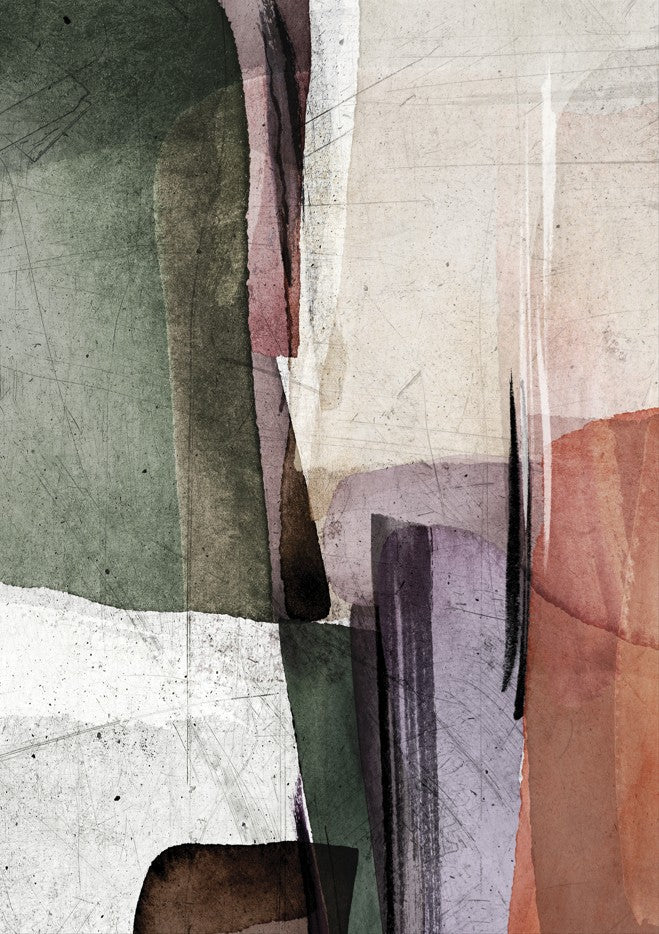 Square Abstract Ember by Dear Muskeeter