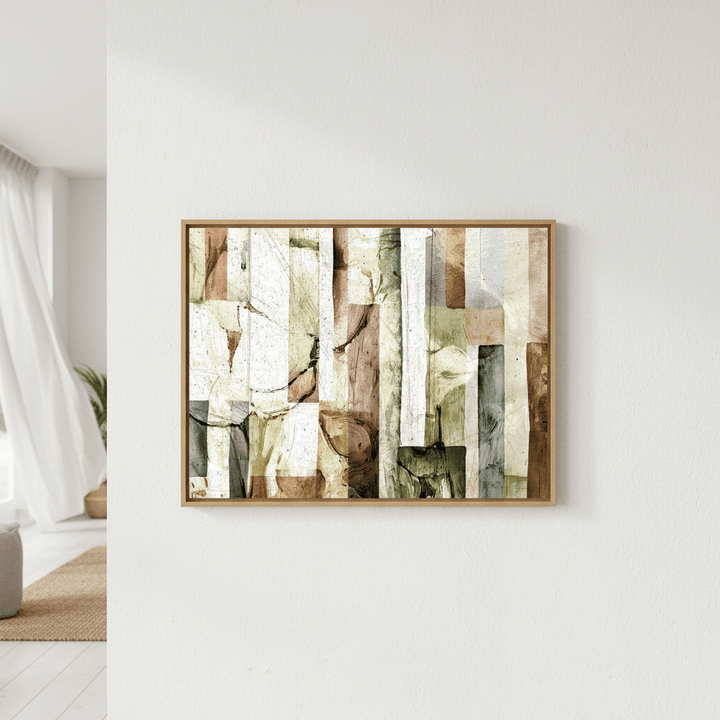 Square Floral Abstract by Deer Muskeeter wall - art - picture - poster