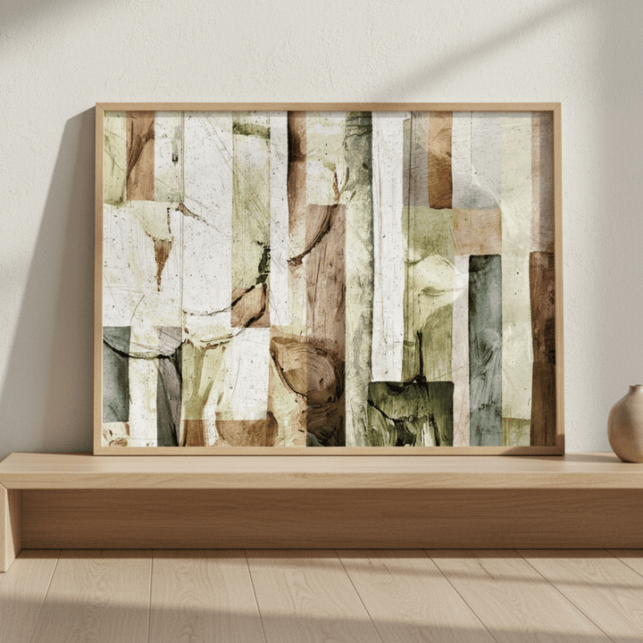 Square Floral Abstract by Deer Muskeeter wall - art - picture - poster