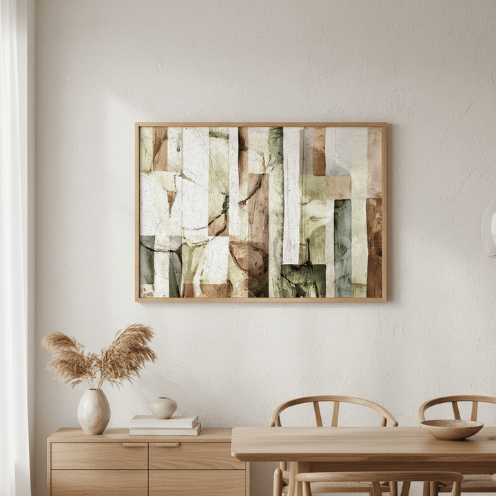Square Floral Abstract by Deer Muskeeter wall - art - picture - poster