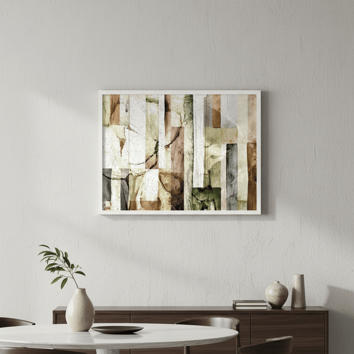Square Floral Abstract by Deer Muskeeter wall - art - picture - poster