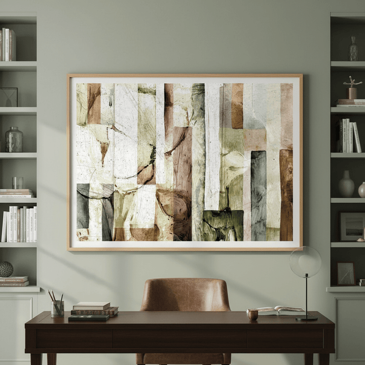 Square Floral Abstract by Deer Muskeeter wall - art - picture - poster