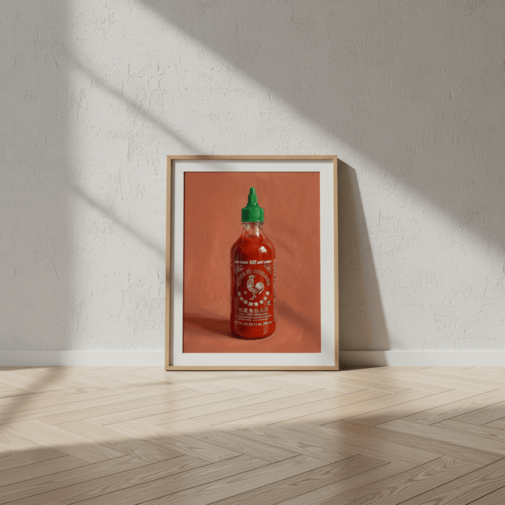 Sriarcha Hot Sauce Illustration Sketch wall - art - picture - poster