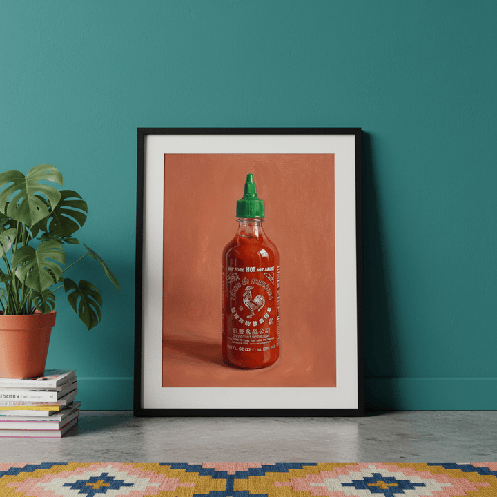 Sriarcha Hot Sauce Illustration Sketch wall - art - picture - poster