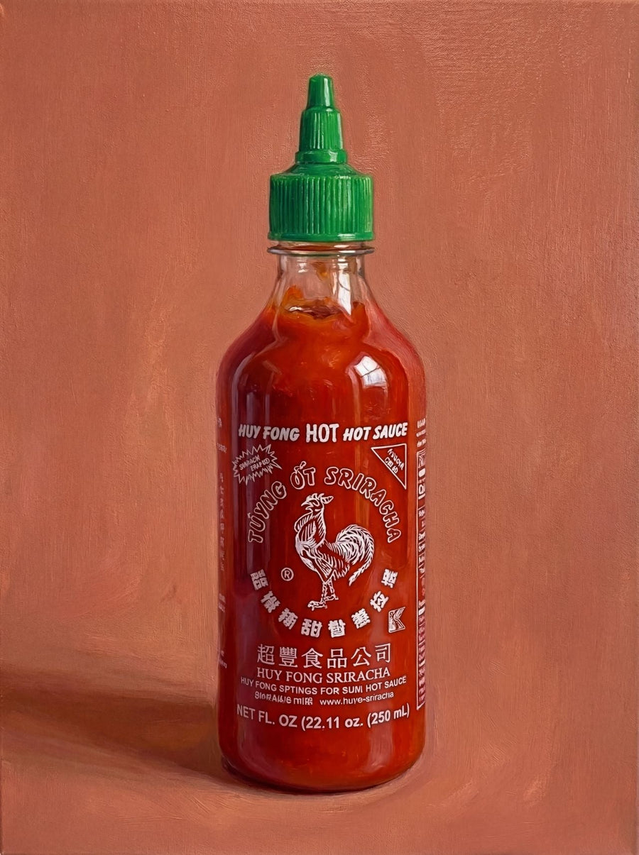 Sriarcha Hot Sauce Illustration Sketch