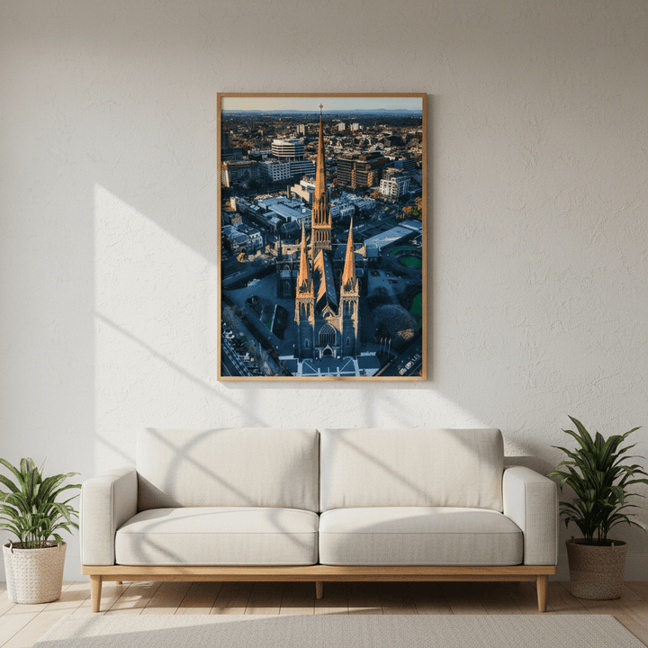 St. Patrick's Cathedral, Melbourne by L10 wall - art - picture - poster